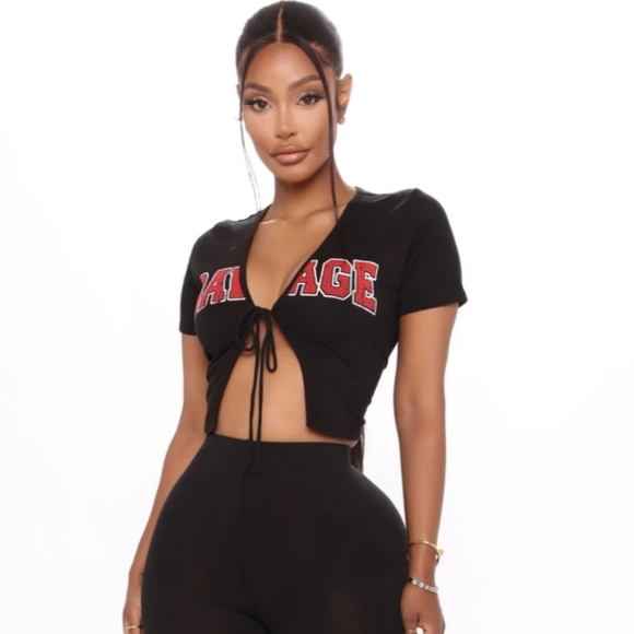 Fashion nova "savage" top - Picture 2 of 4